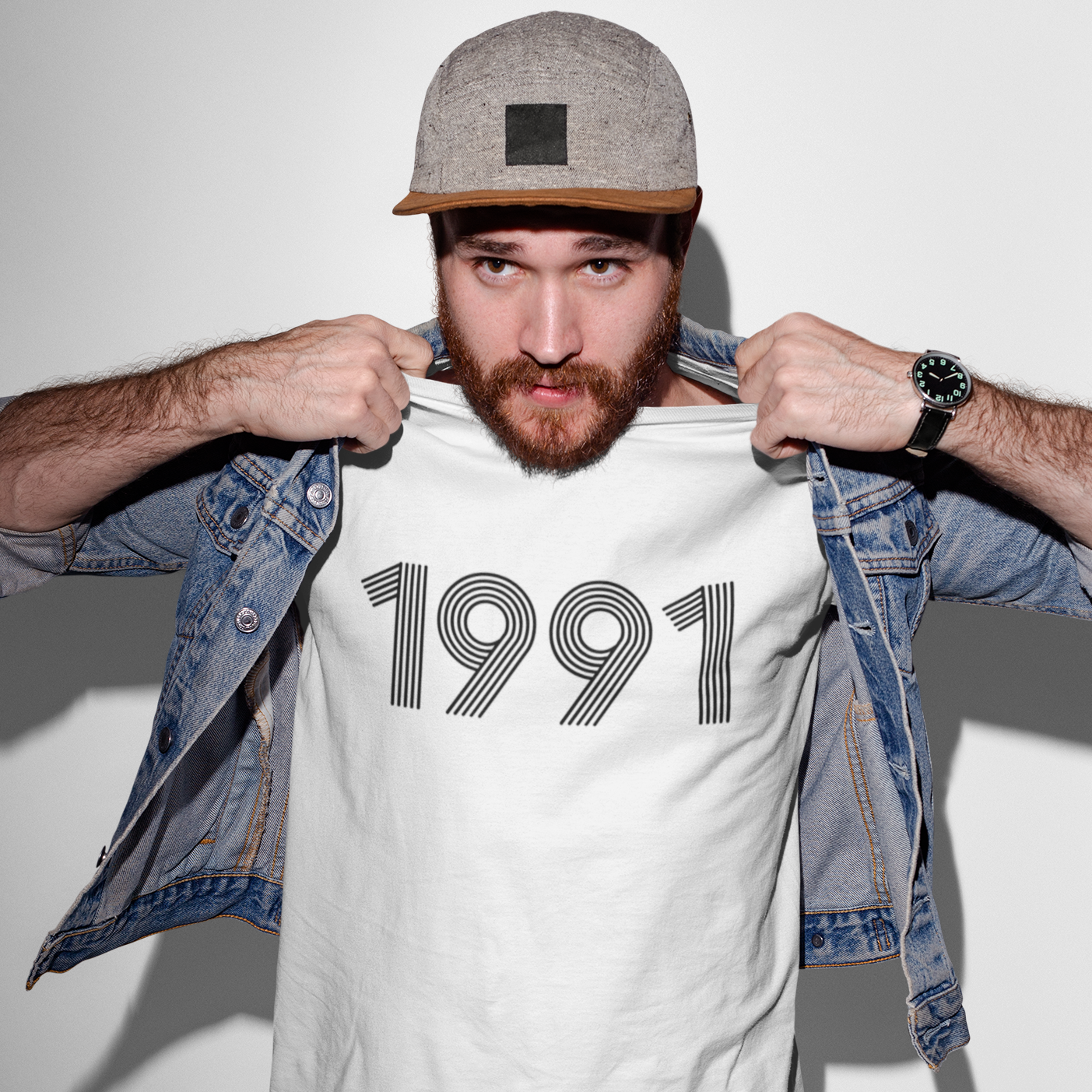 1991 Retro Black Tee - TalkPeng