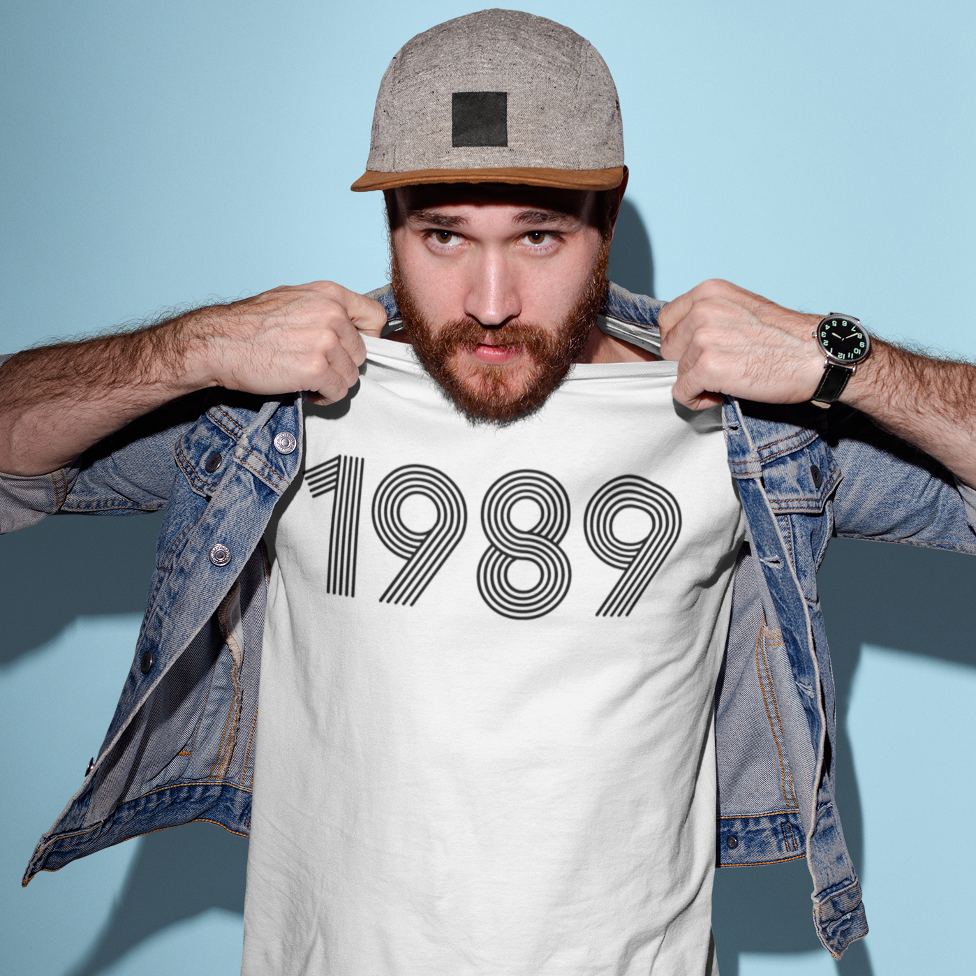 1989 Retro Black Tee - TalkPeng