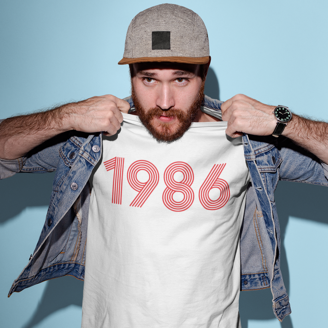 1986 Retro Red Tee - TalkPeng