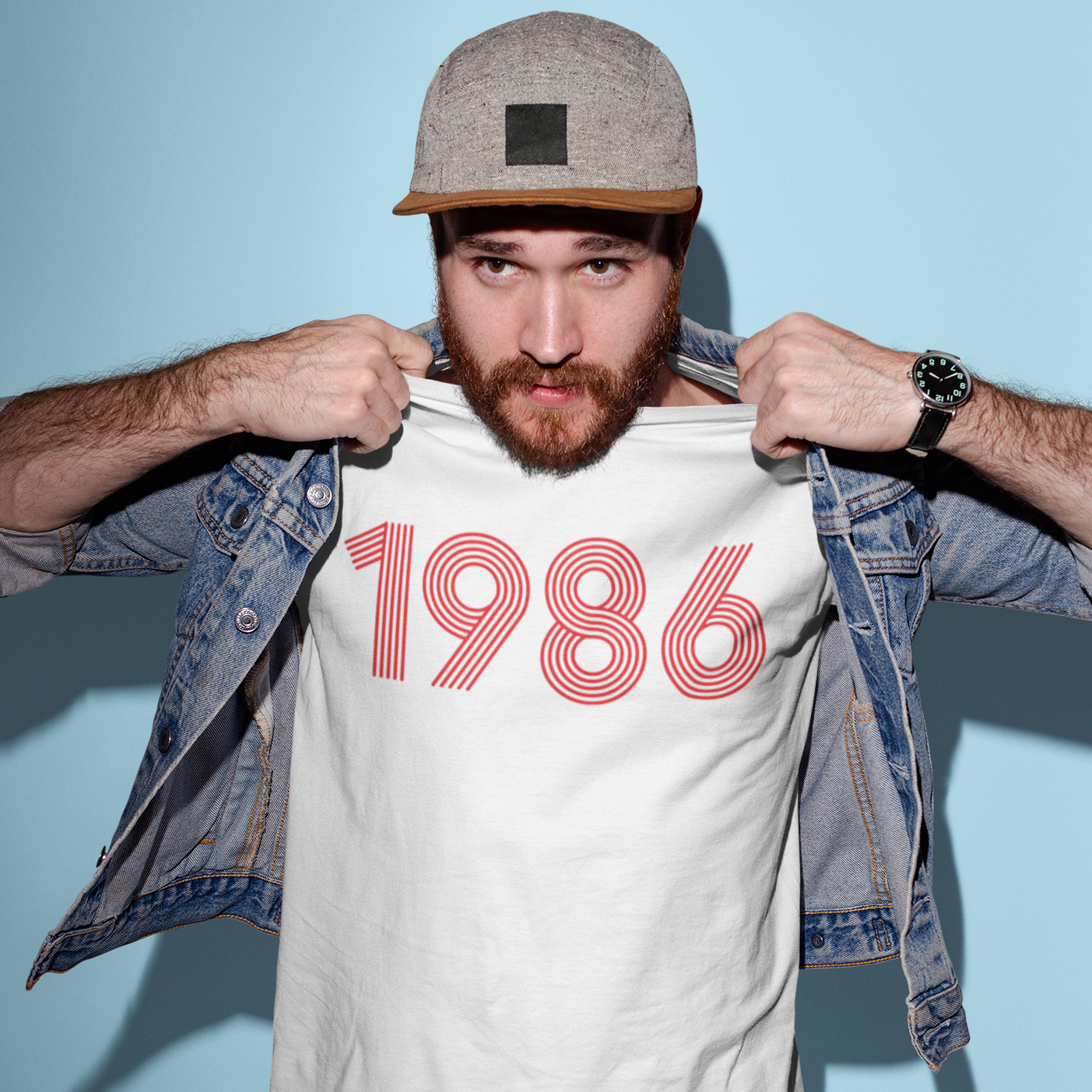 1986 Retro Red Tee - TalkPeng