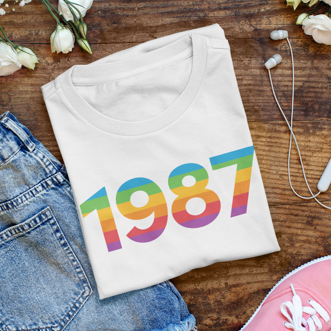 1987 'Spectrum' Tee - TalkPeng