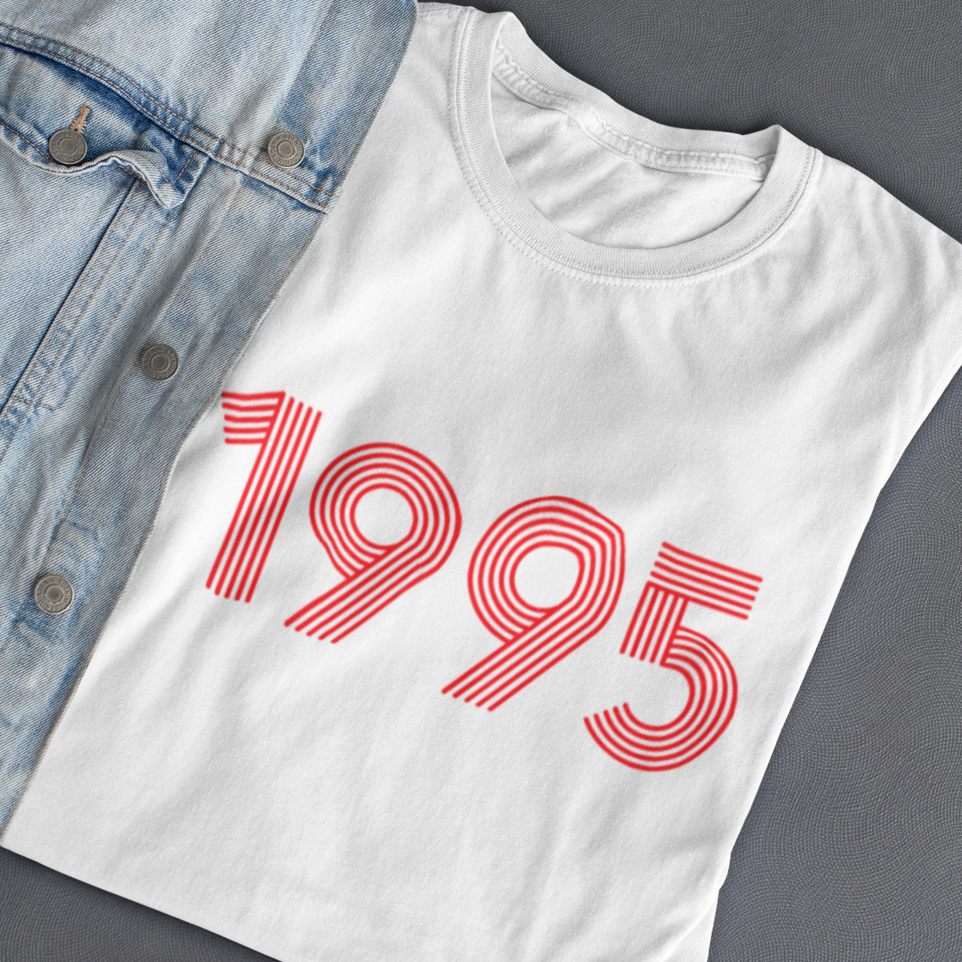 1995 Retro Red Tee - TalkPeng