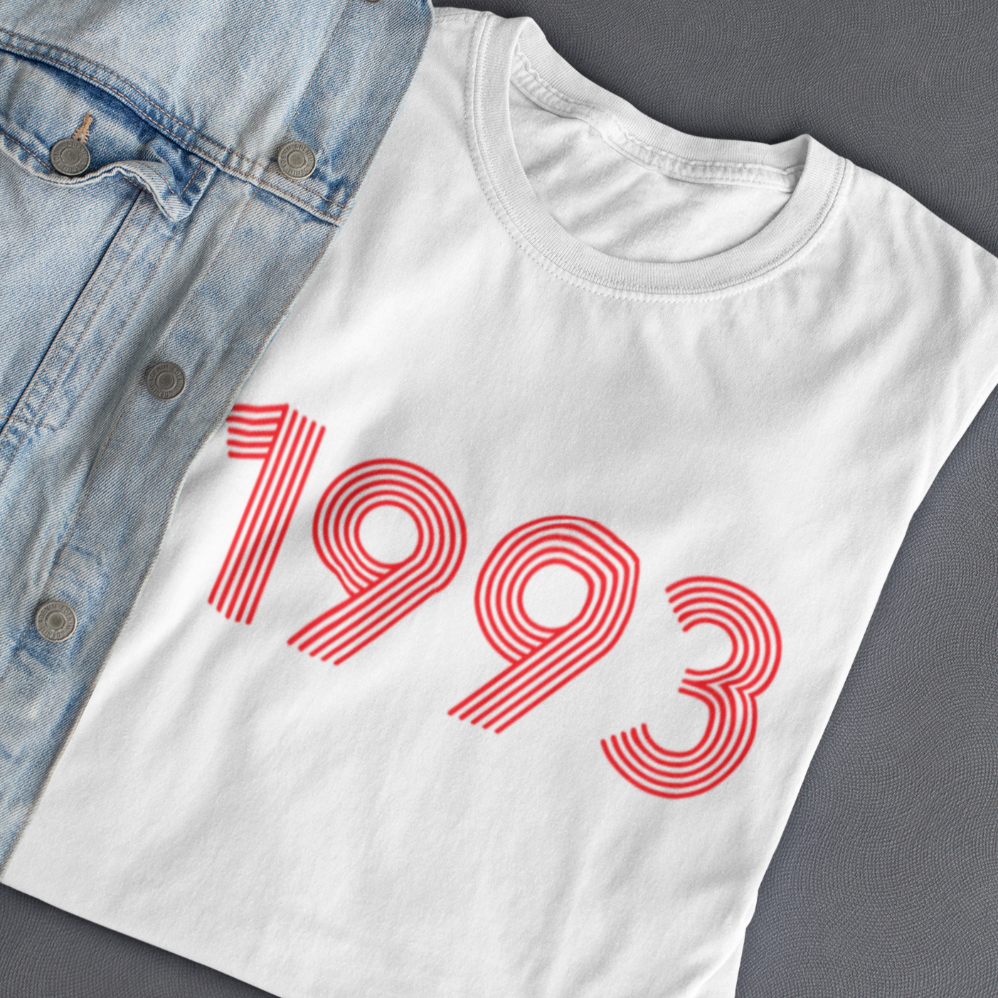 1993 Retro Red Tee - TalkPeng