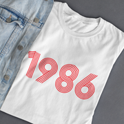 1986 Retro Red Tee - TalkPeng