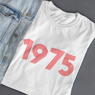 1975 'Retro Red' Tee - TalkPeng