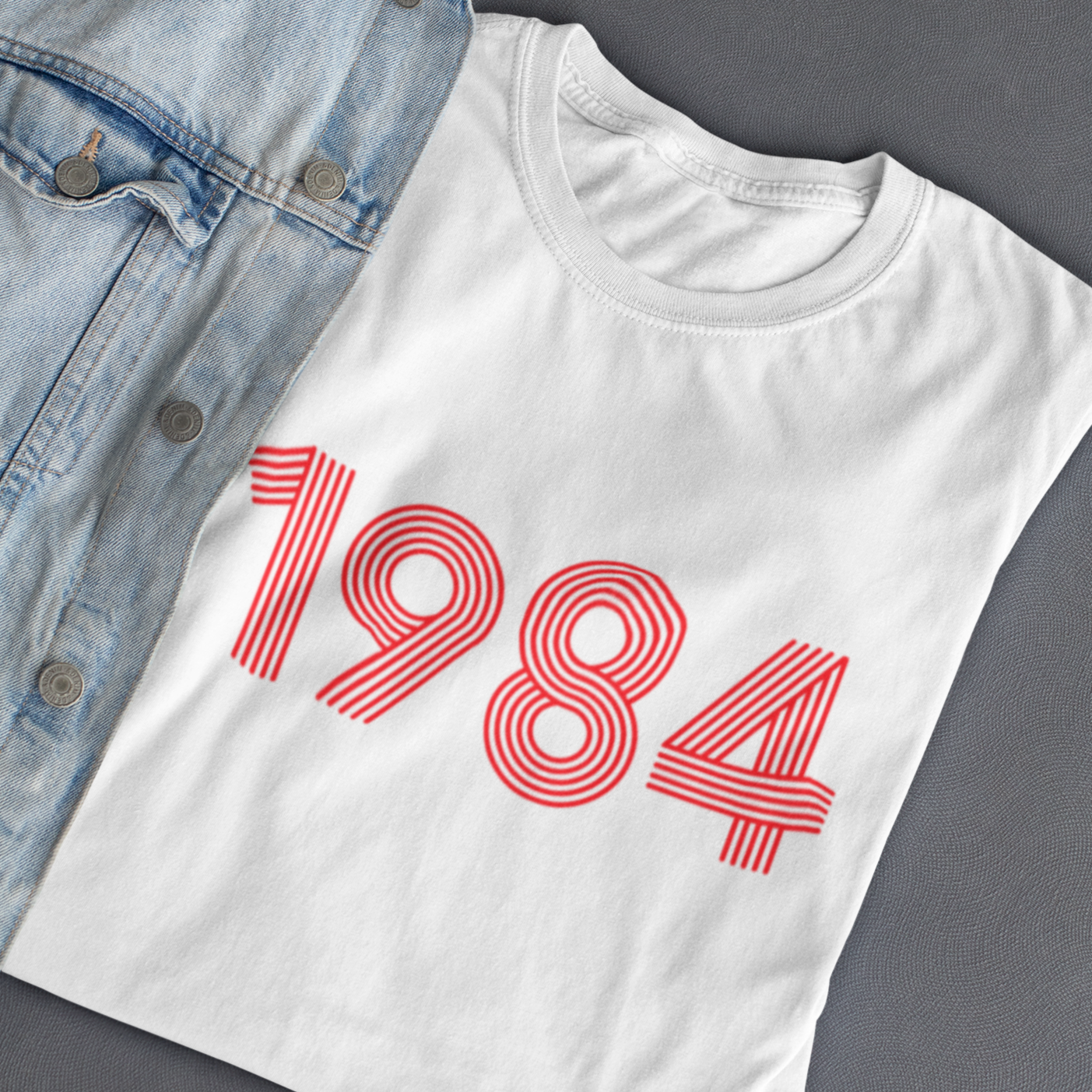 1984 Retro Red Tee - TalkPeng