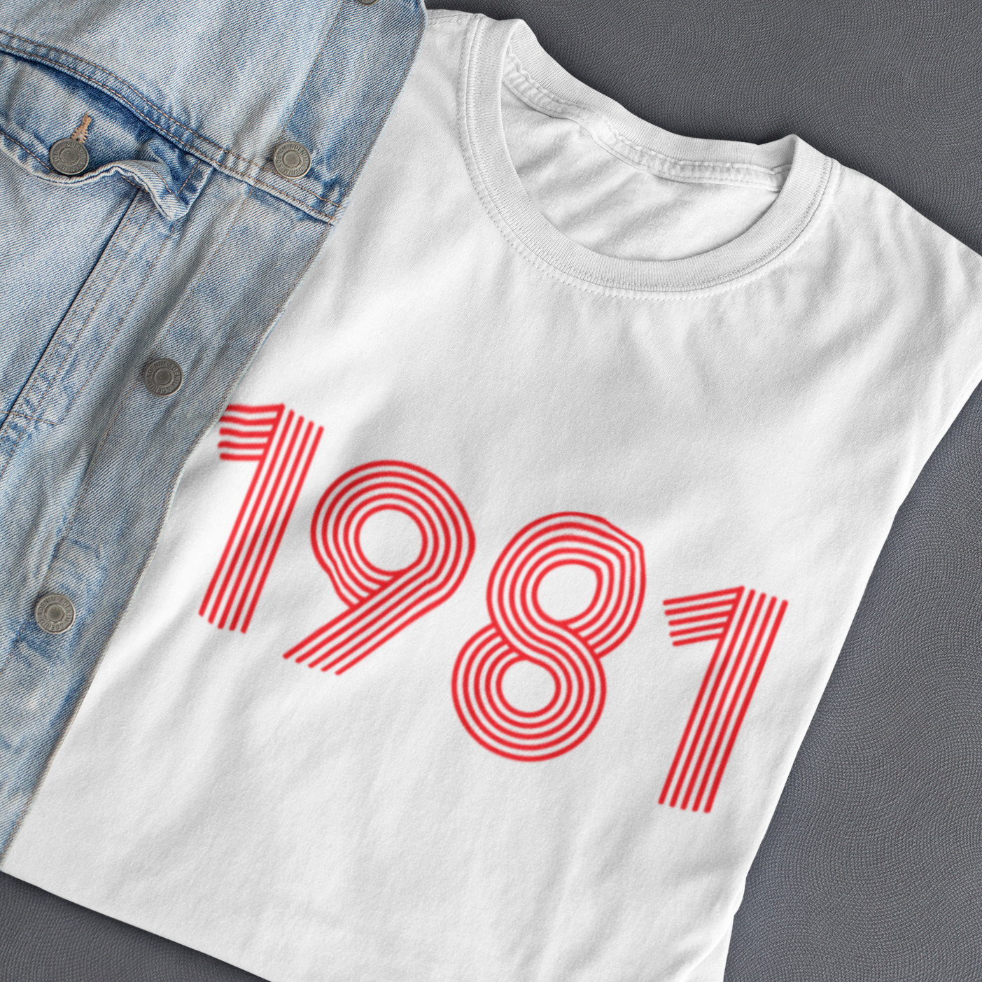 1981 Retro Red Tee - TalkPeng