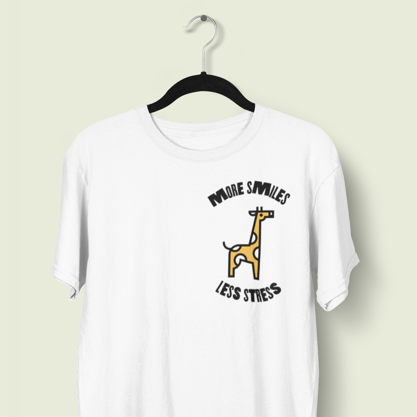 More smiles, less stress Tee - TalkPeng
