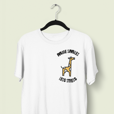 More smiles, less stress Tee - TalkPeng
