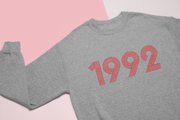1992 Retro Red Unisex Sweater - TalkPeng