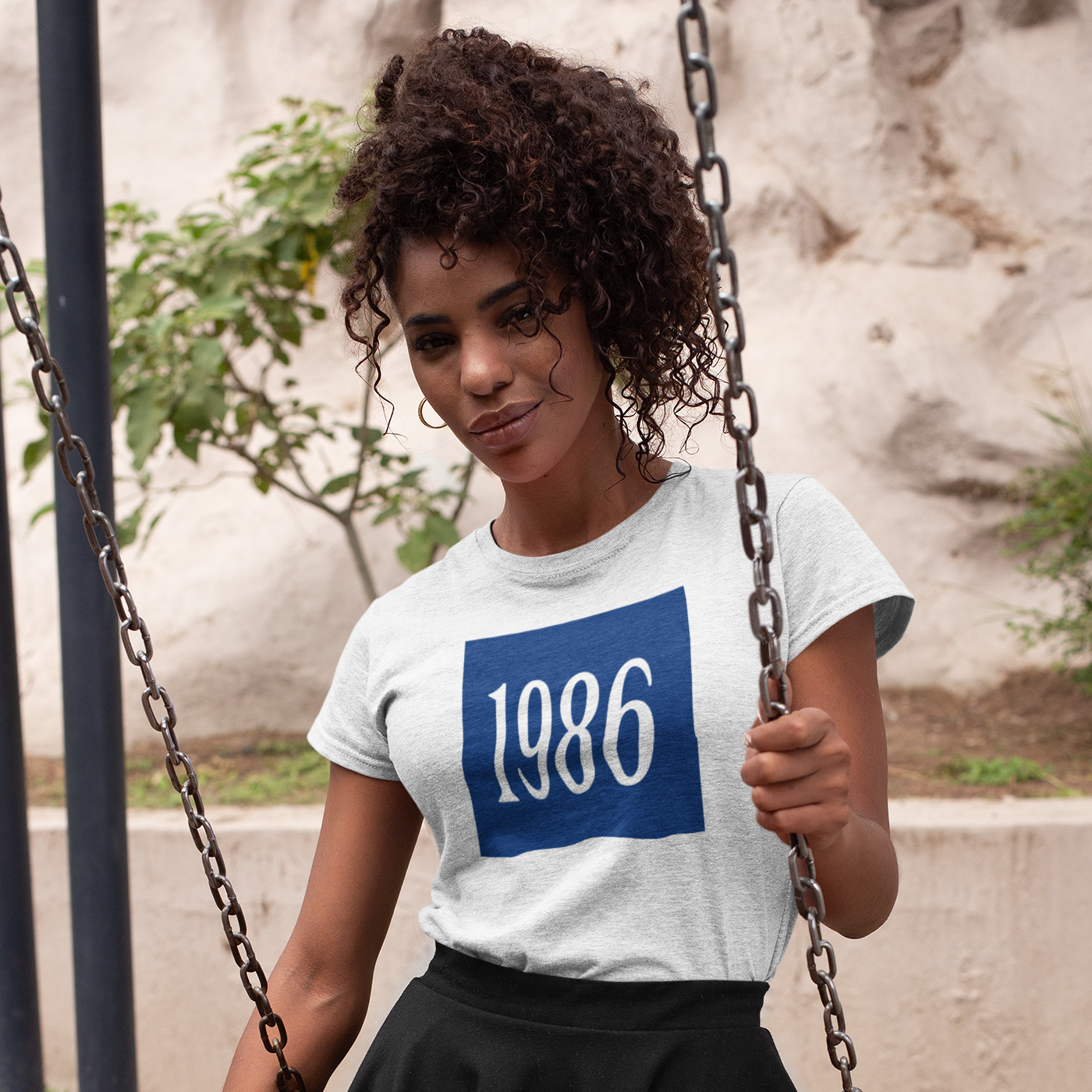 1986 'Feeling Blue' Women's Tee - TalkPeng
