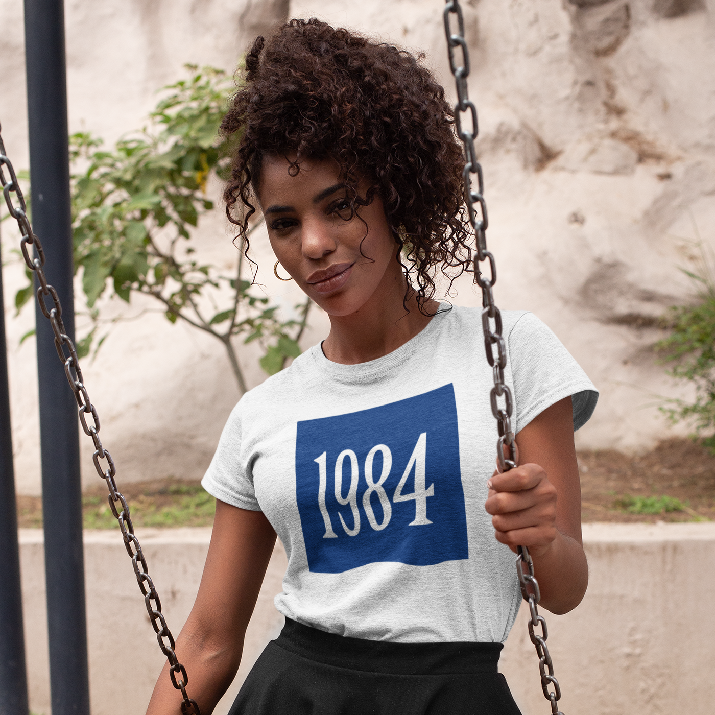 1984 'Feeling Blue' Women's Tee - TalkPeng