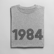 1984 Retro Black Tee - TalkPeng