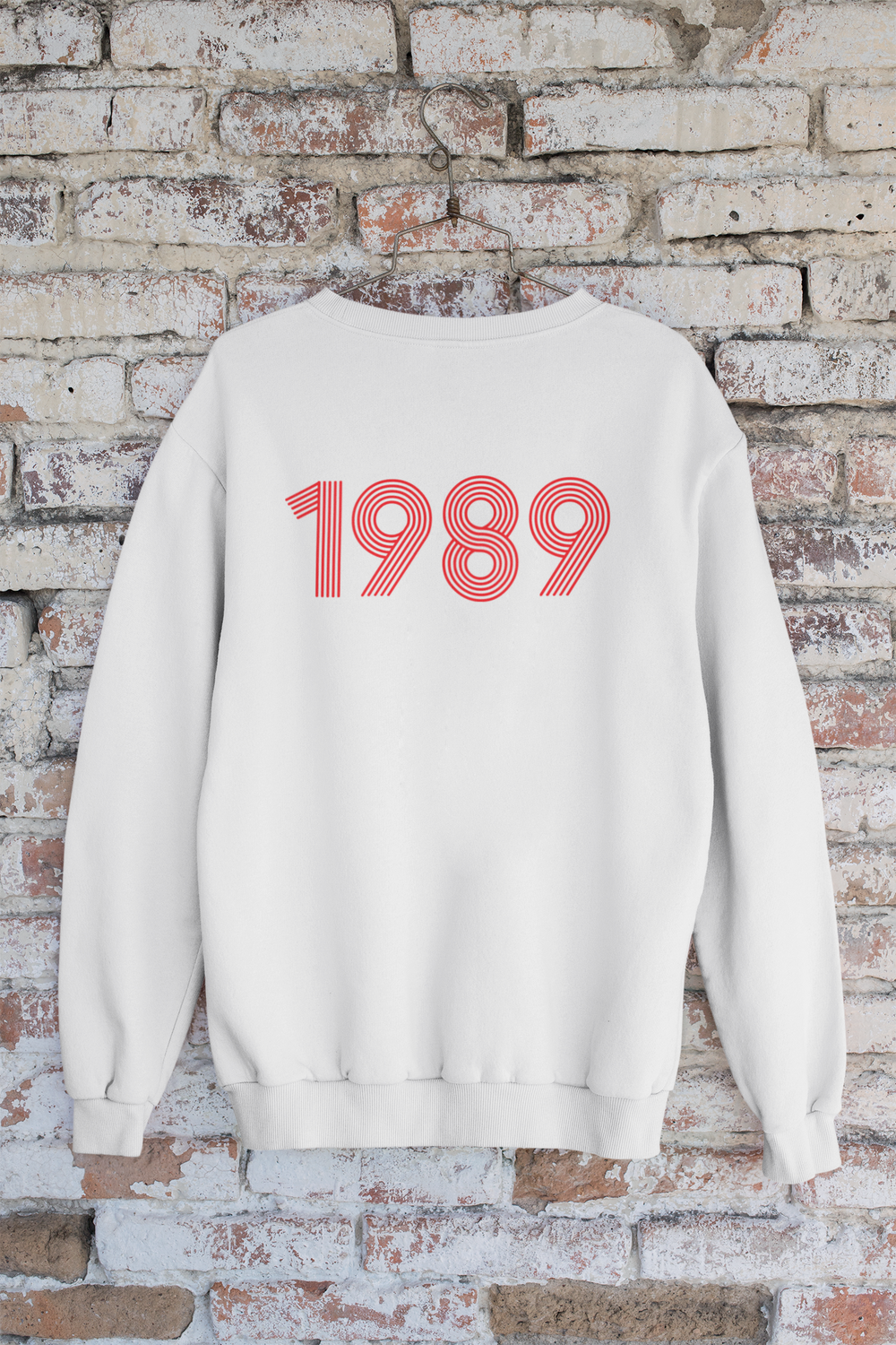 1989 Retro Red Unisex Sweater - TalkPeng