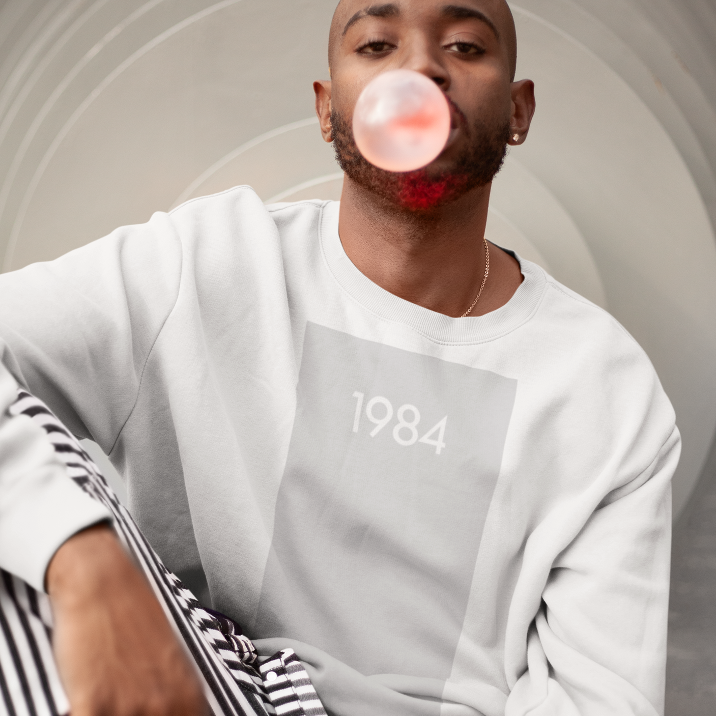 1984 Minimalist Sweater - TalkPeng