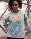 1986 'Cascading Rainbows MK2' Unisex Sweater - TalkPeng