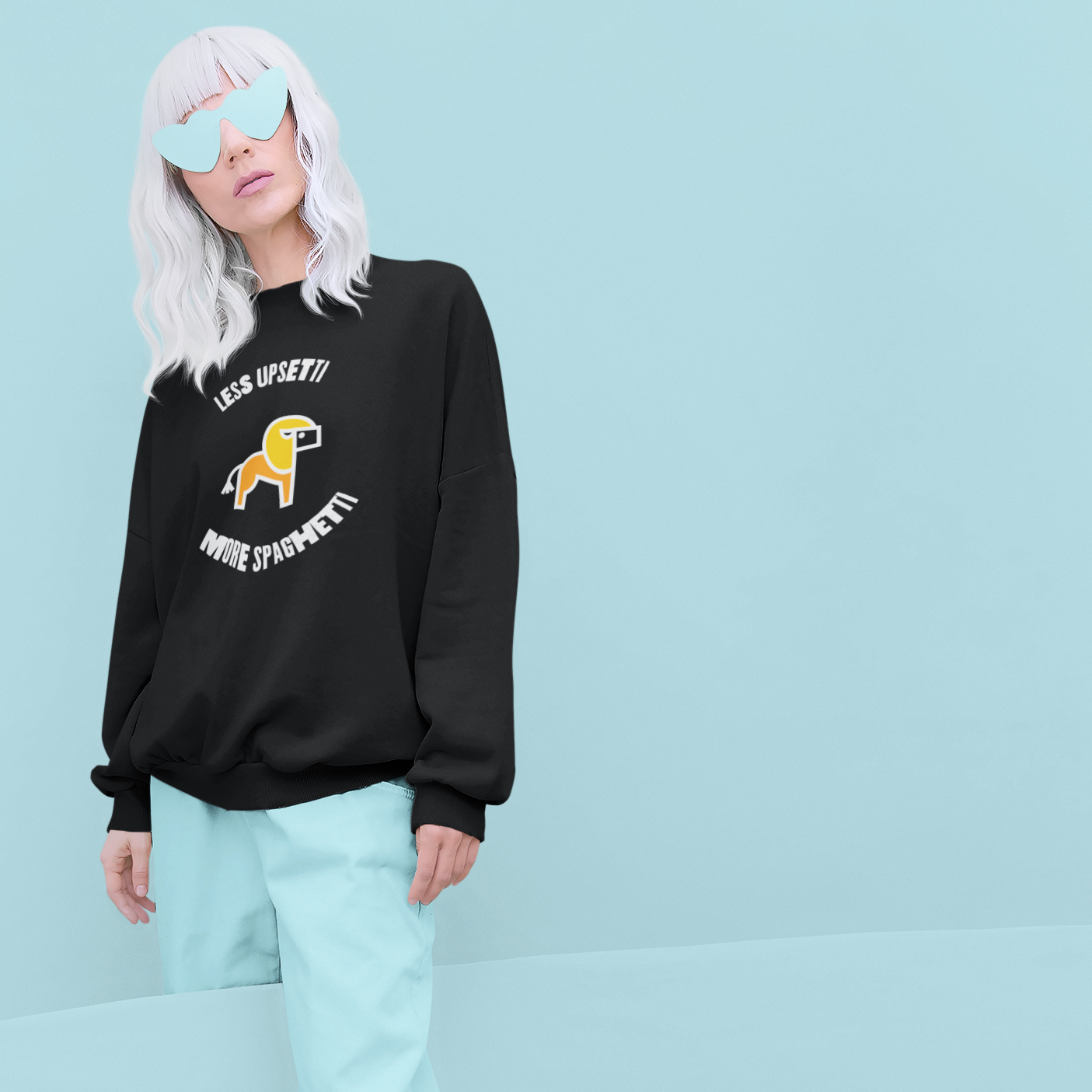 Less upsetti, more spaghetti Sweater - TalkPeng