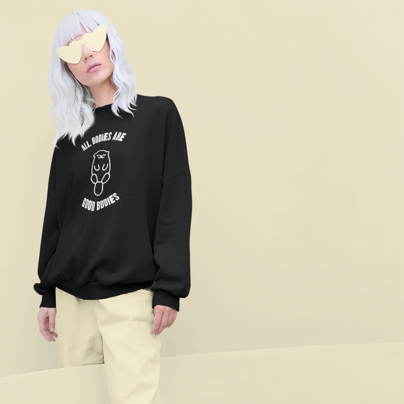 All bodies are good bodies Sweater - TalkPeng