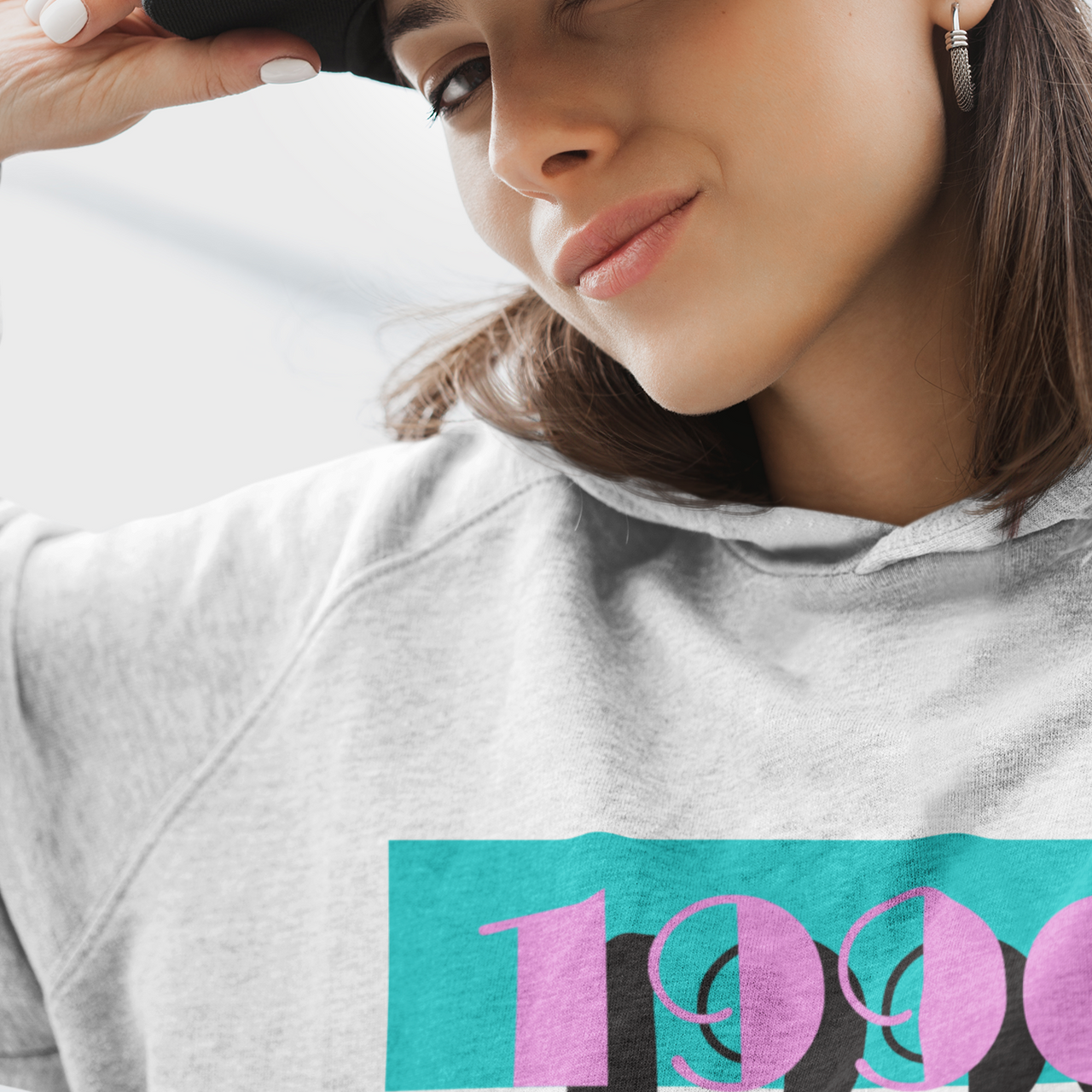 1990 'Pink Skies' Hoodie - TalkPeng