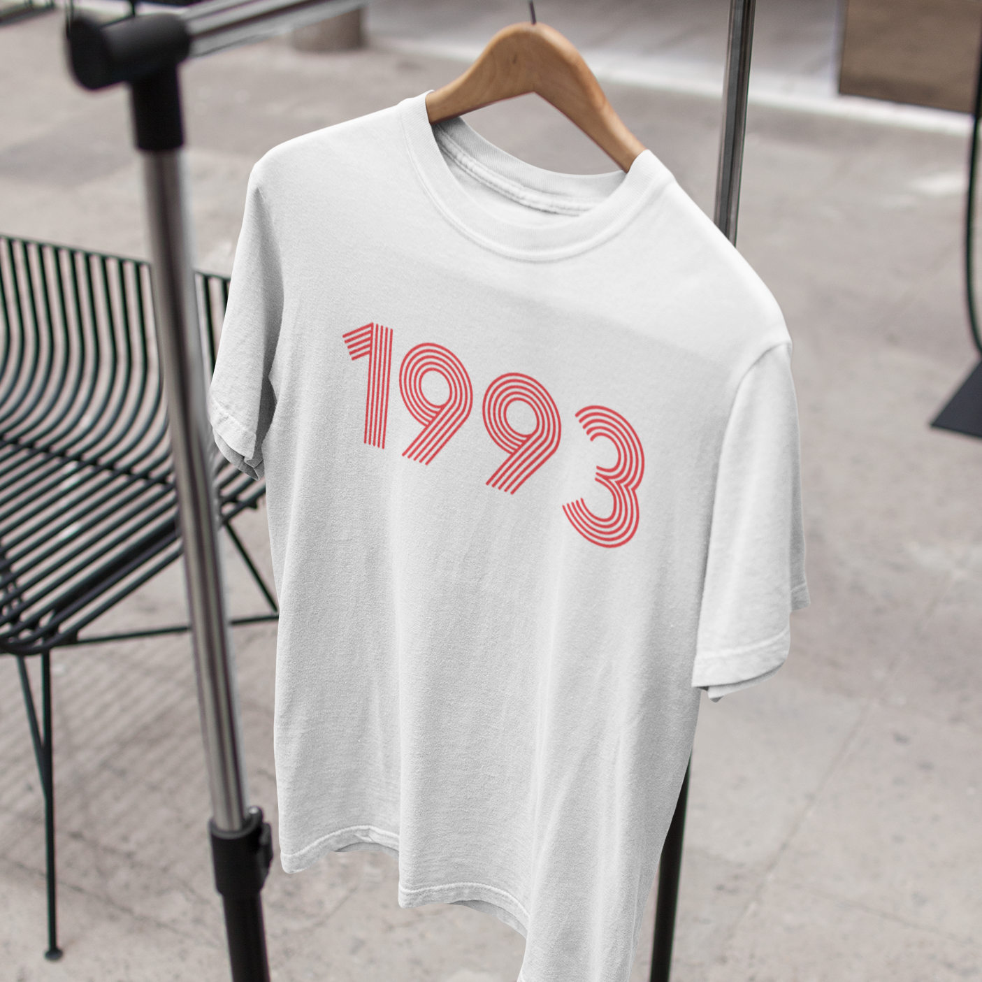 1993 Retro Red Tee - TalkPeng