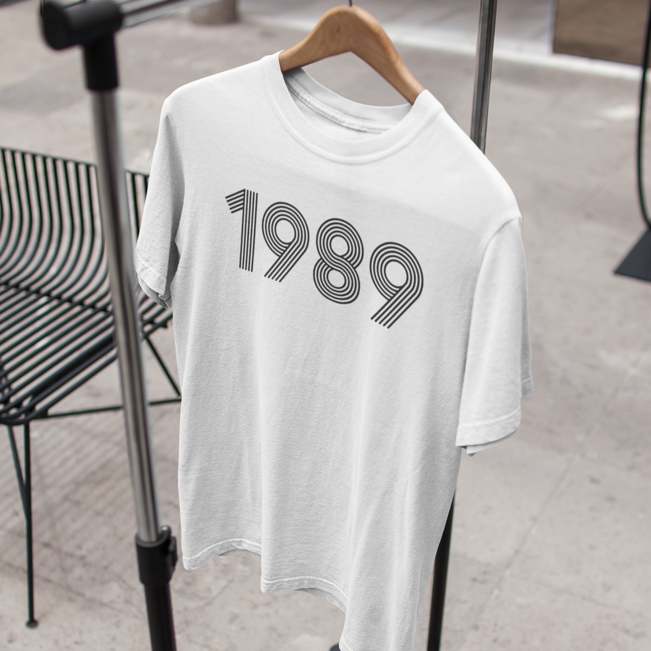 1989 Retro Black Tee - TalkPeng