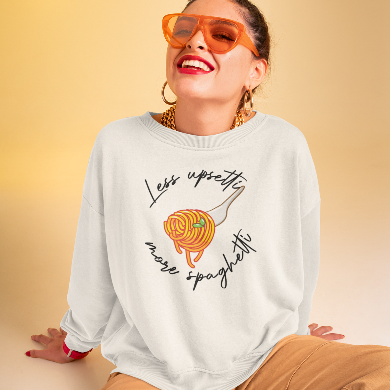 Less Upsetti Sweater - TalkPeng