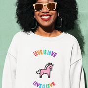 Love is love is love Sweater - TalkPeng