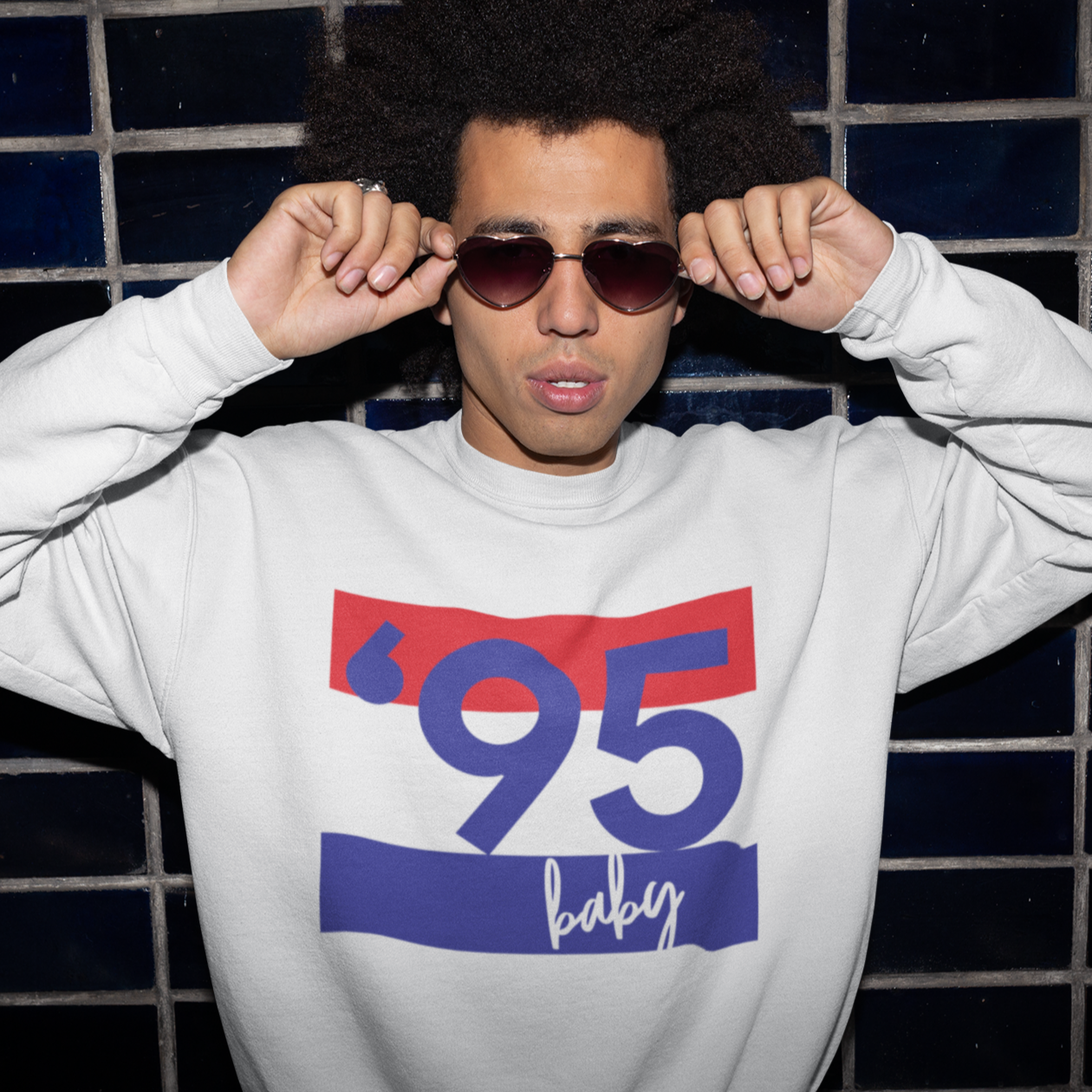 '95 Baby' Unisex Sweater - TalkPeng
