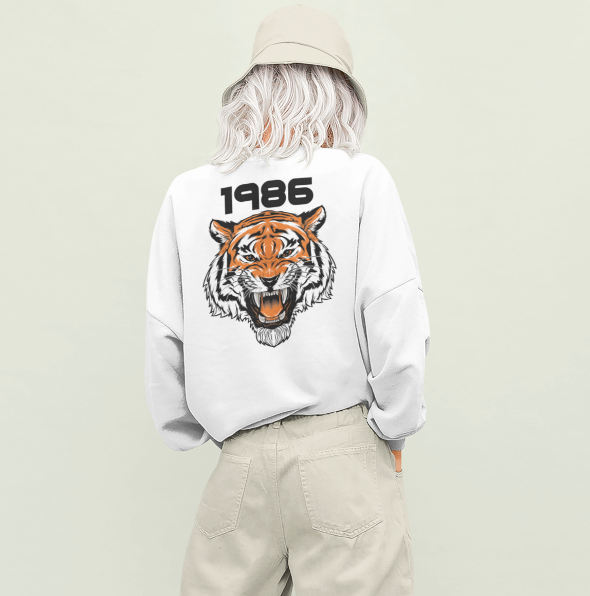 '86 Year of the Tiger Sweater - TalkPeng