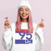 '95 Baby' Unisex Sweater - TalkPeng