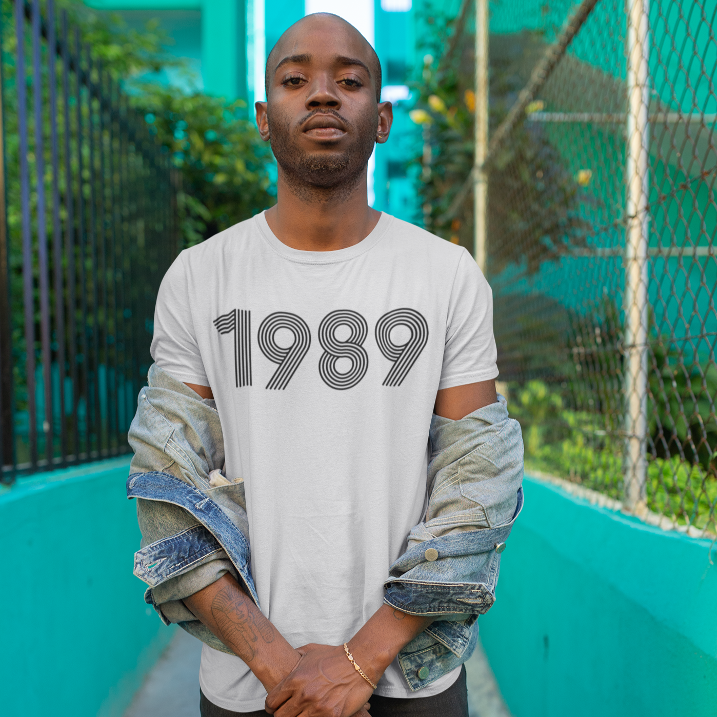 1989 Retro Black Tee - TalkPeng