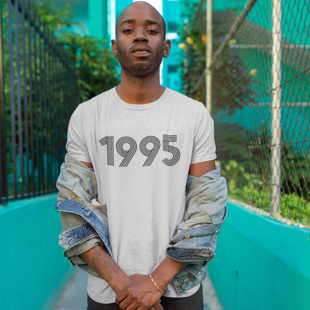 1995 Retro Black Tee - TalkPeng