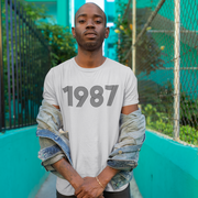 1987 Retro Black Tee - TalkPeng