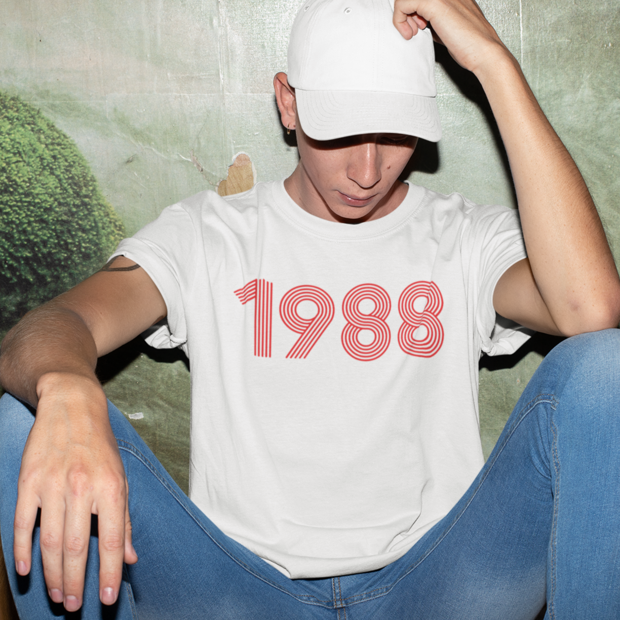 1988 Retro Red Tee - TalkPeng
