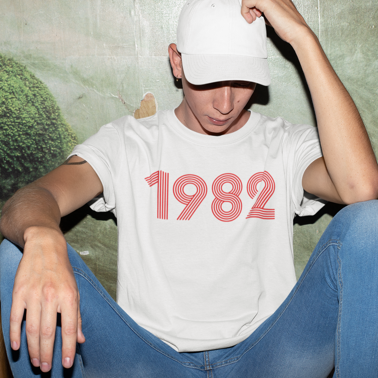 1982 Retro Red Tee - TalkPeng
