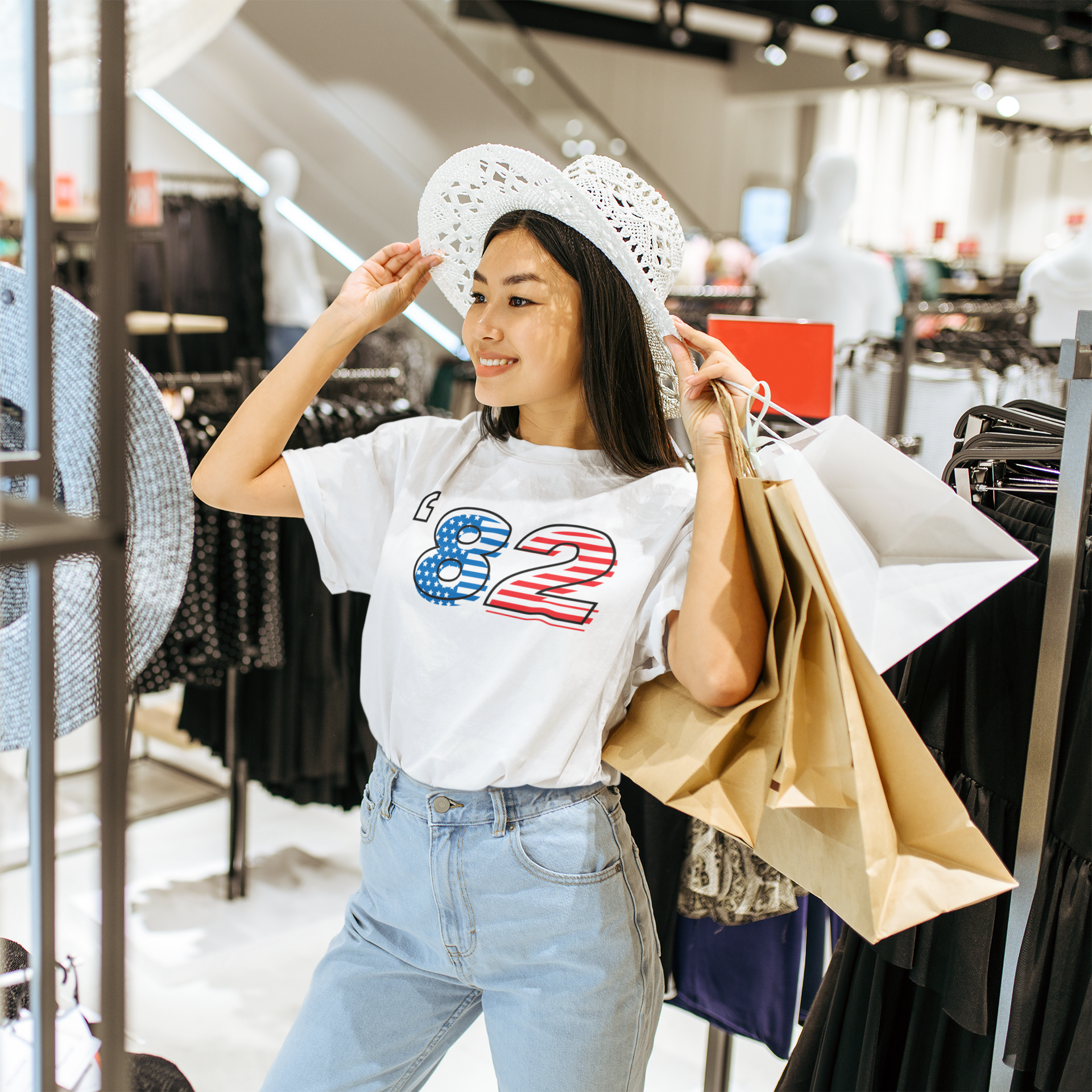Land of the Free '82 Tee - TalkPeng