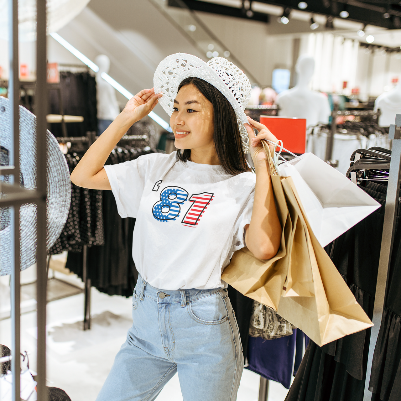 Land of the Free '81 Tee - TalkPeng