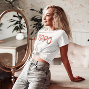 1990 Red/Blue Tee - TalkPeng