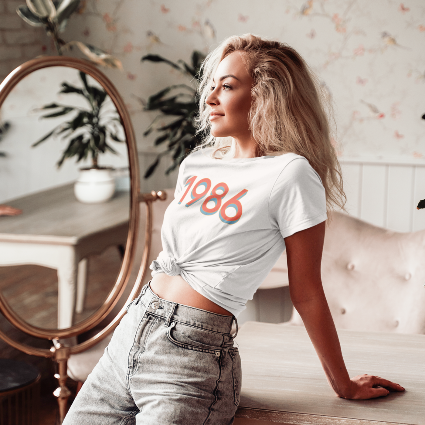 1986 'Red/Blue' Tee - TalkPeng