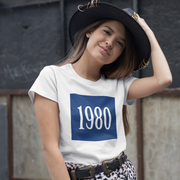 1980 'Feeling Blue' Women's Tee - TalkPeng