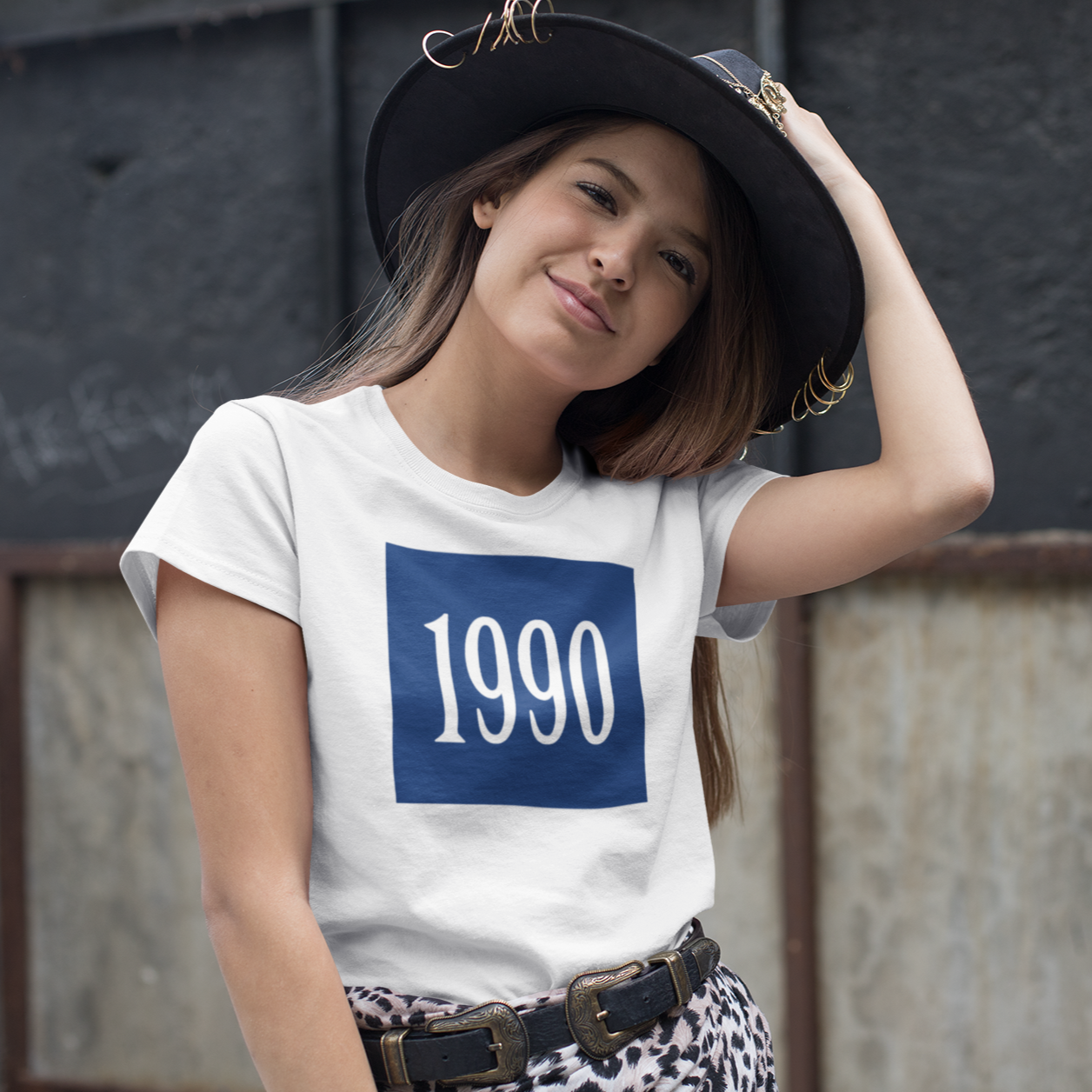 1990 'Feeling Blue' Women's Tee - TalkPeng