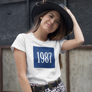 1987 'Feeling Blue' Women's Tee - TalkPeng