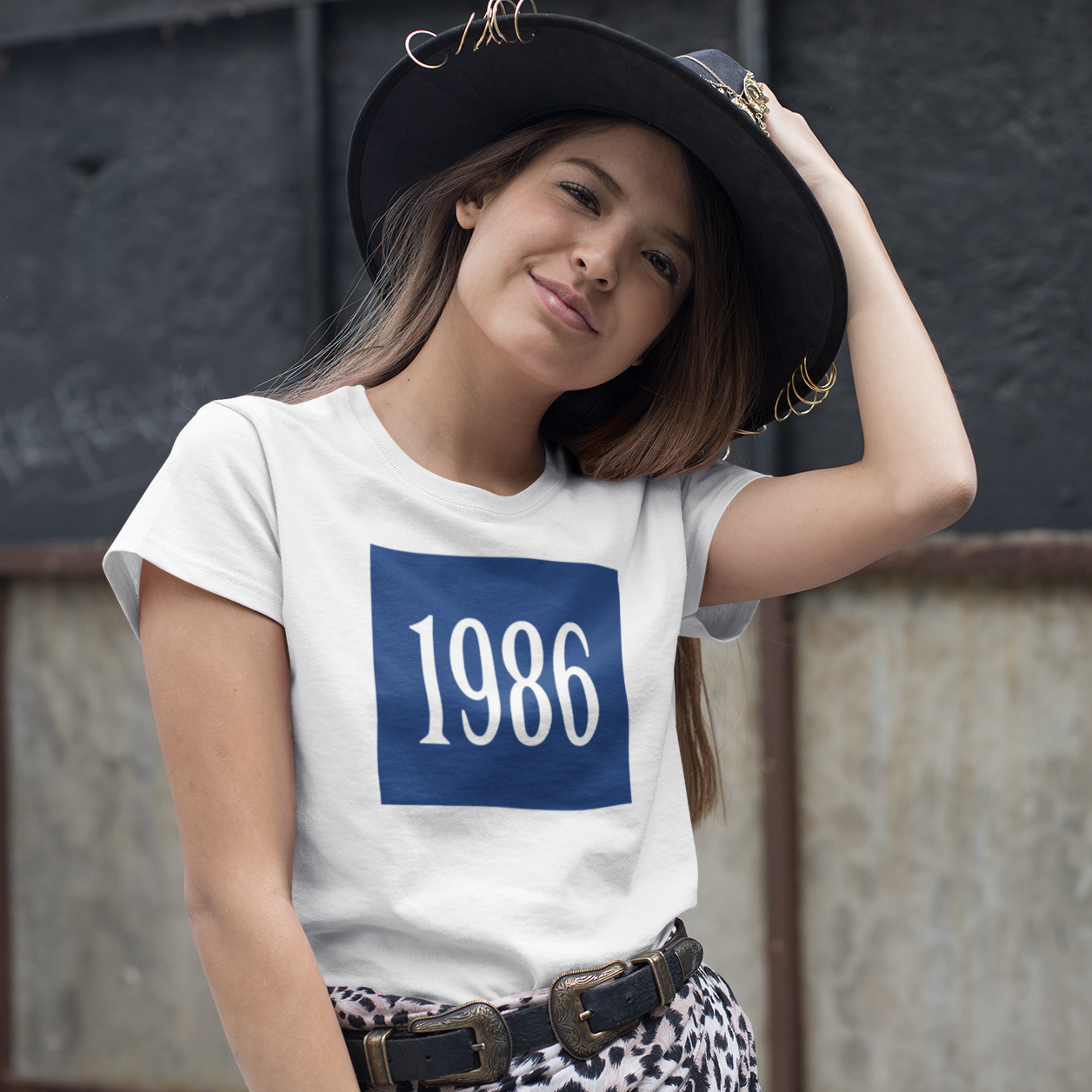 1986 'Feeling Blue' Women's Tee - TalkPeng