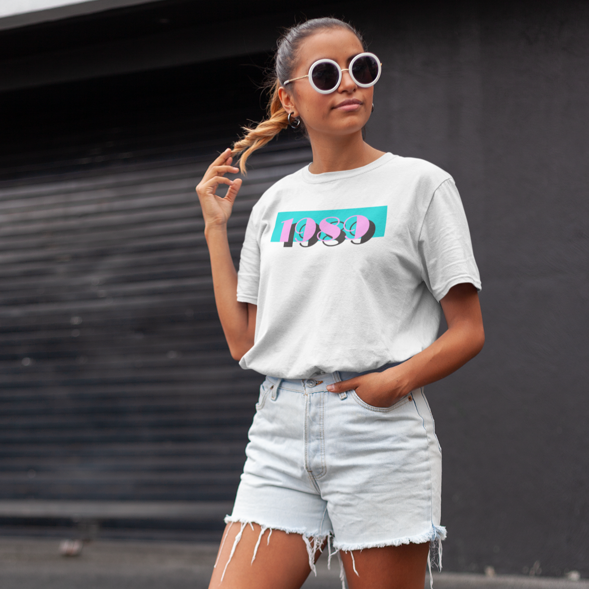1989 Tee 'Pink Skies' - TalkPeng